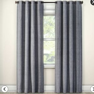 4 panels Grey blackout curtains